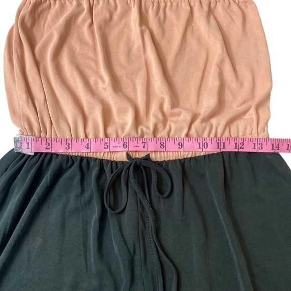 Gottex Strapless Color Block Wide
Leg Cropped Jumpsuit Romper Sz M - Picture 7 of 9